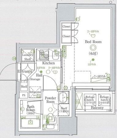 巣鴨駅 徒歩2分 3階の物件間取画像